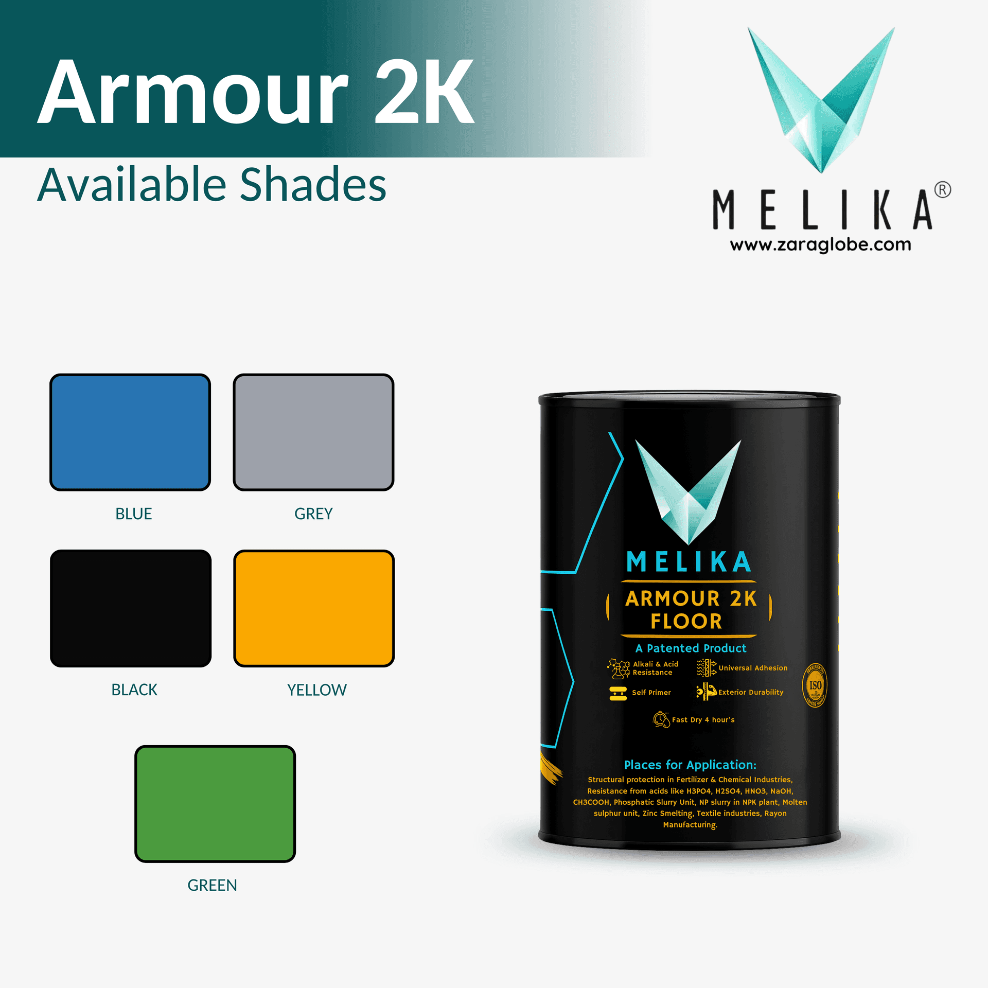 ARMOUR 2K Floor Paint application