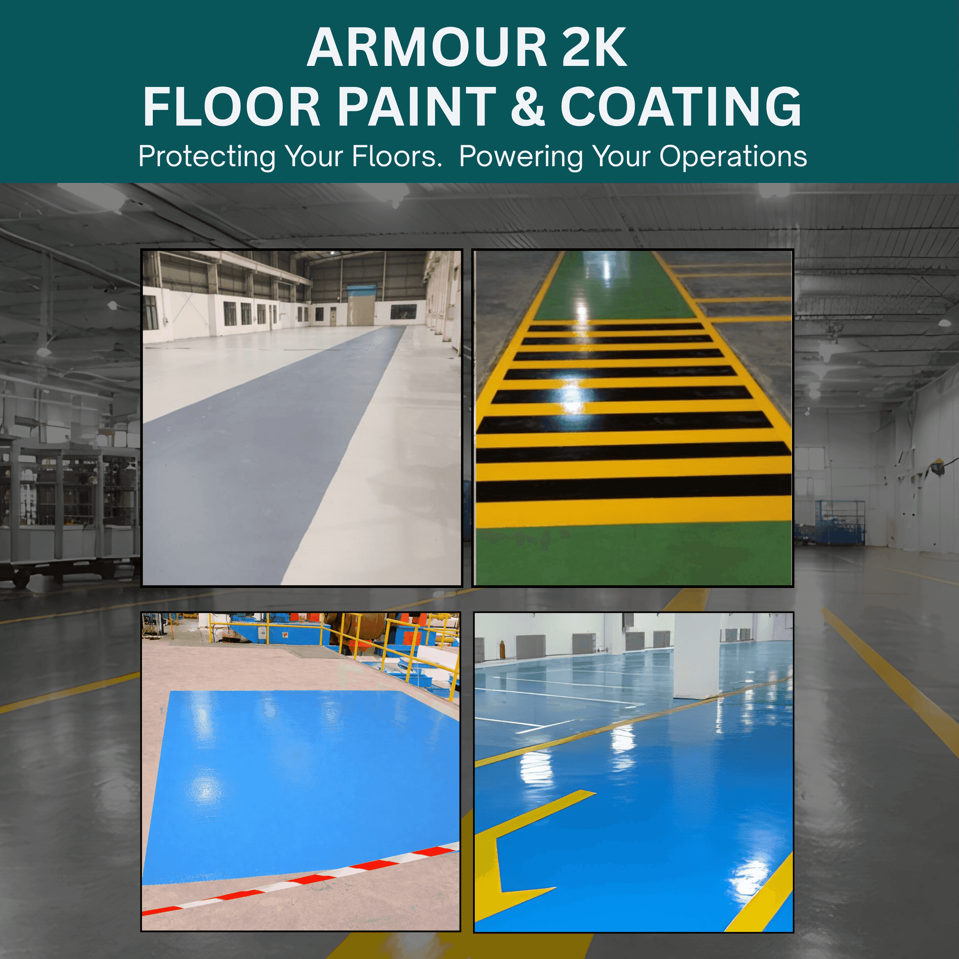 ARMOUR 2K Floor Paint colour options