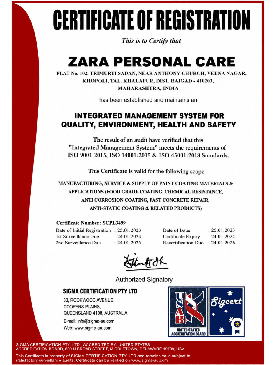 Registration Certificate