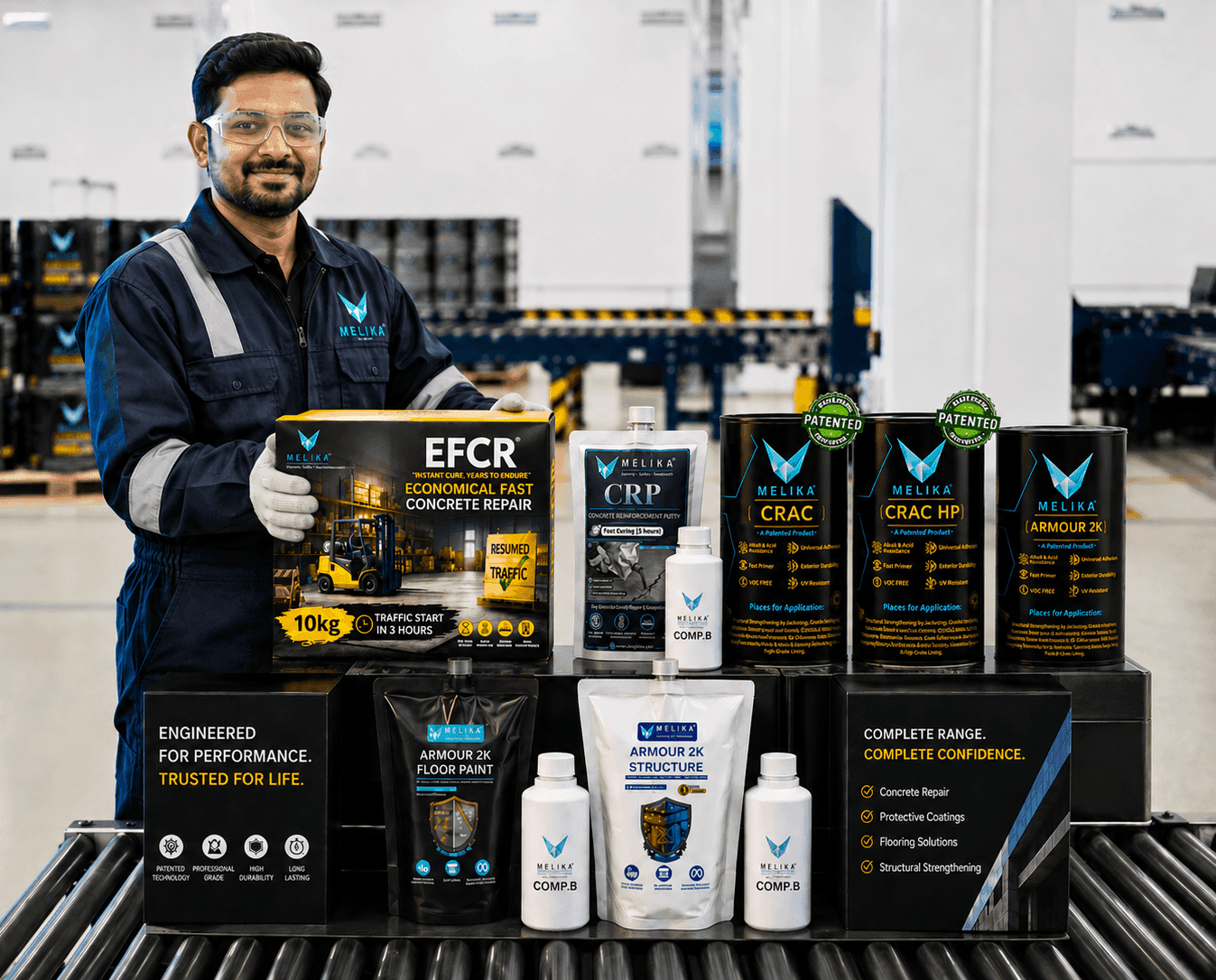 Zara Globe Solutions — MELIKA Armour 2K Structure production line