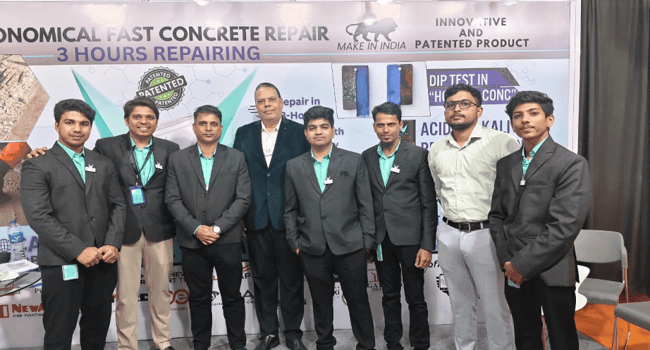 Zara Globe Solutions and IEAC–IIT Mumbai team at the World of Concrete Exhibition